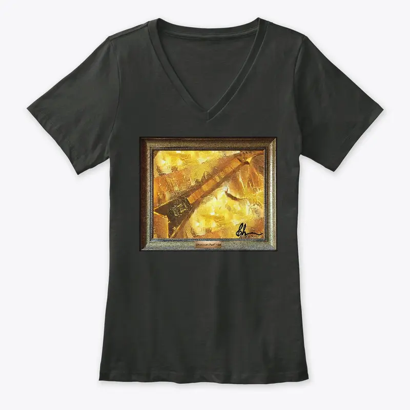 Gold Vee Artwork Shannon Shirts